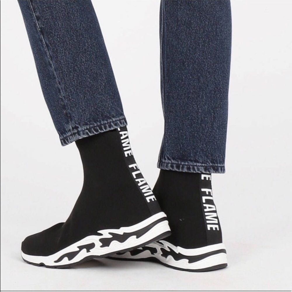 Sandro Paris Flame sock sneakers